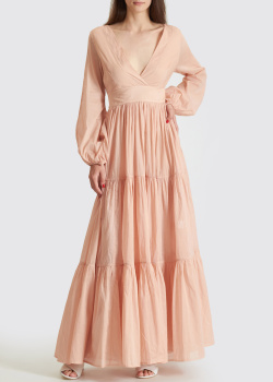 Светло-розовое платье Kalita с глубоким вырезом спереди и сзади, фото